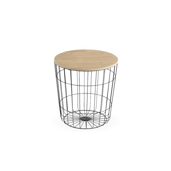 Lily Occasional Storage Table Black Large