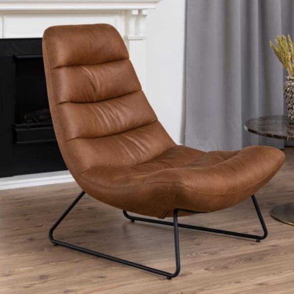 Marion Lounge Chair Brandy 9