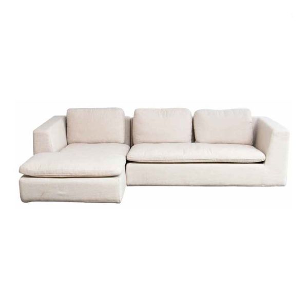 MODULAR SOFA WITH LEFT CHAISE