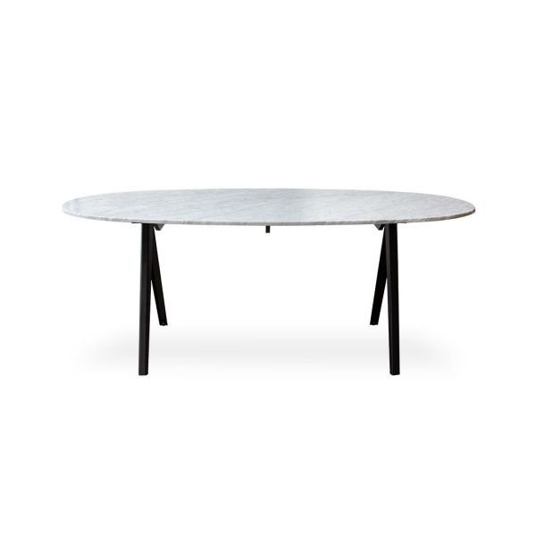 V Table Oval Top 200/WHE/ST